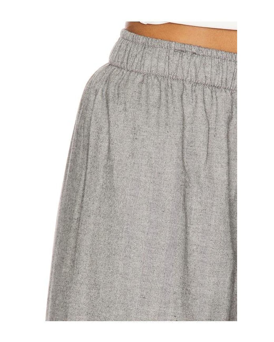 Comme Si Gray La Boxer Alta Flannel Pant