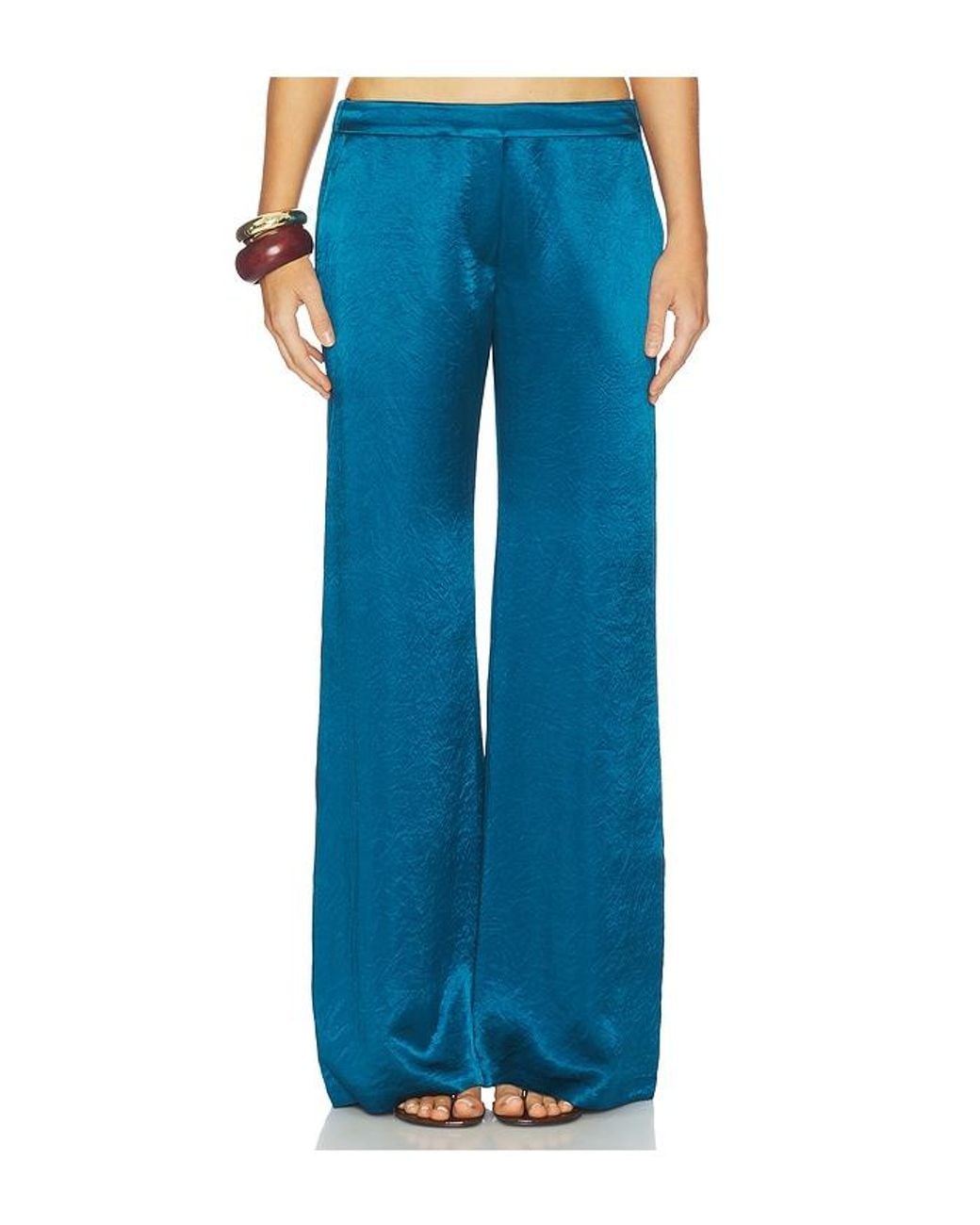 Amanda Uprichard Blue Kordell Pants