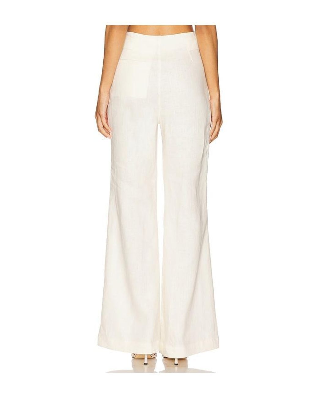 Hevron White Carlin Pant