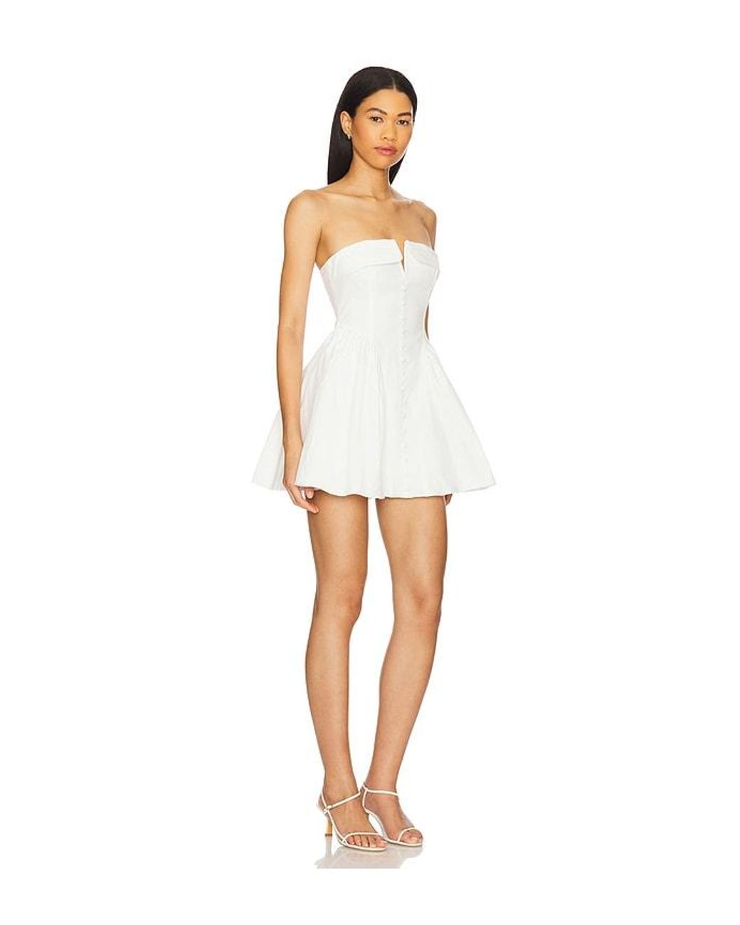 MORE TO COME White Paola Mini Dress