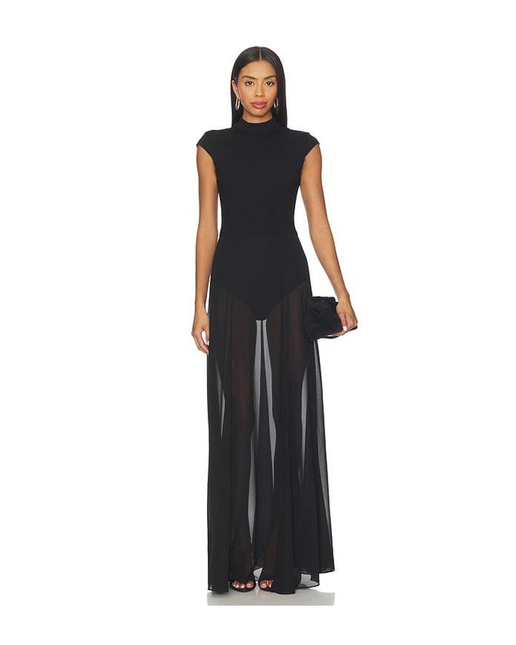 Lovers + Friends Black Dorothy Gown