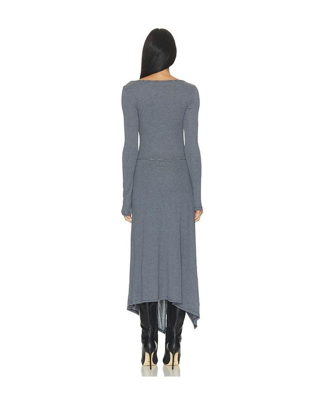 ALL THE WAYS Blue Nikola Midi Dress