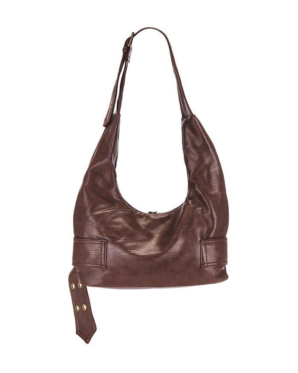 8 Other Reasons Brooke Studded Shoulder Bag in Brown Lyst