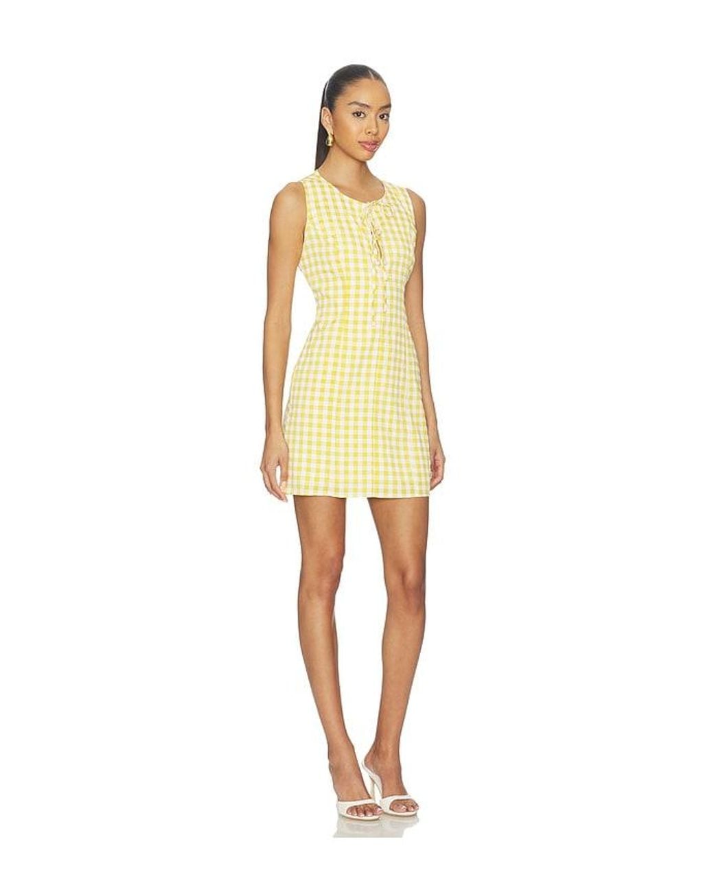 Lisa Says Gah Yellow Helen Dress