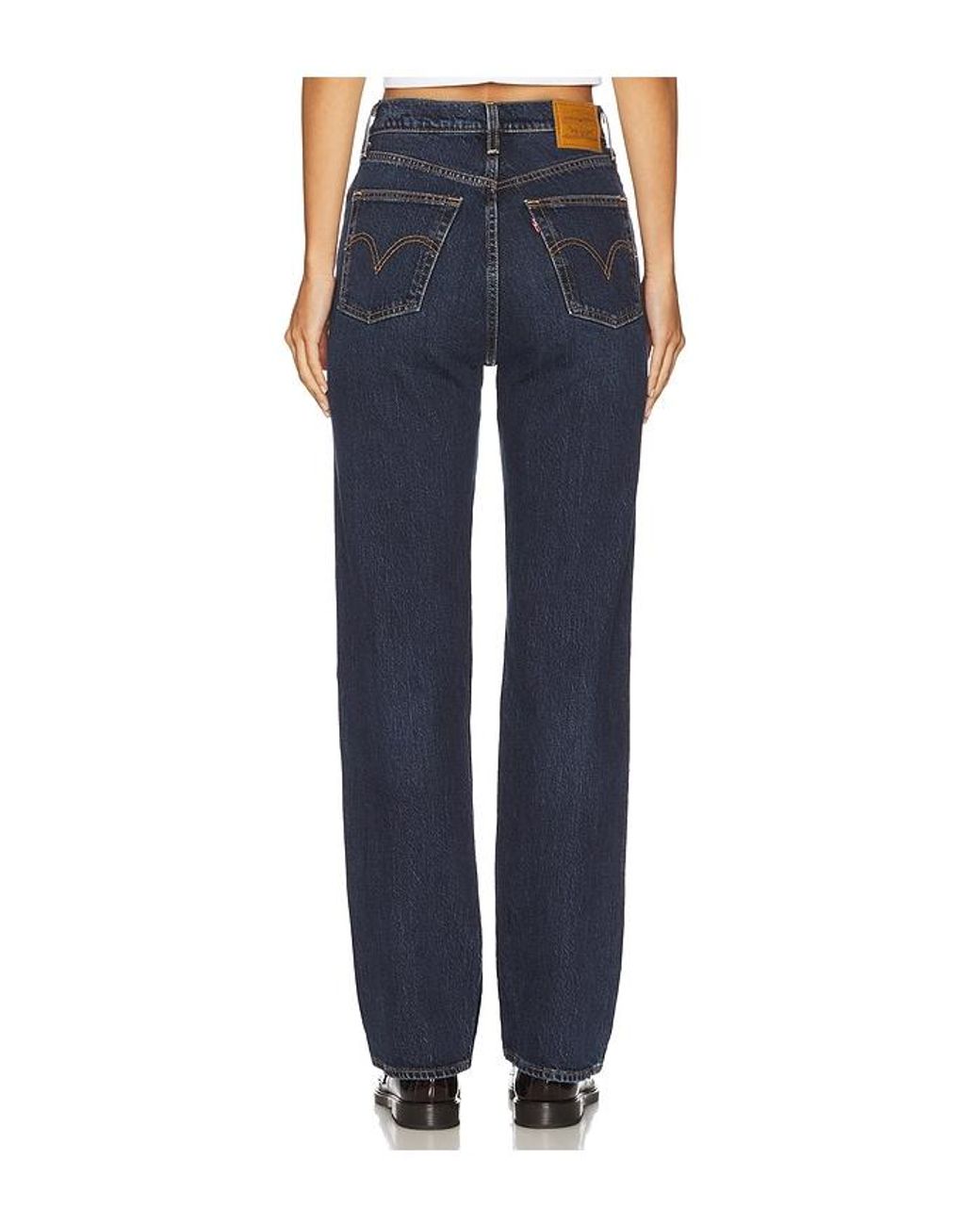 Levi's Blue Ribcage Full Length Jeans