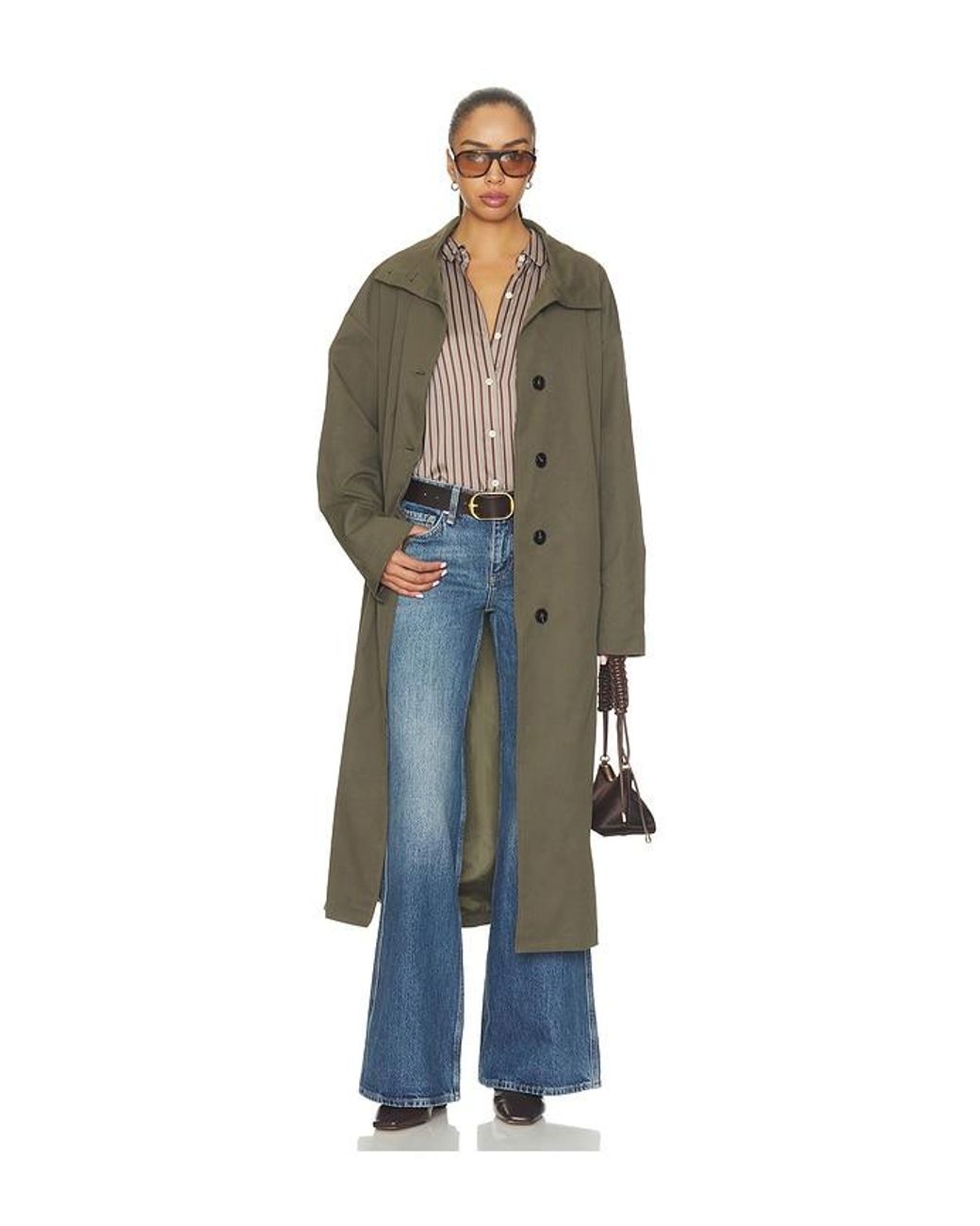 Rag & Bone Blue Josie Low Rise Relaxed Flare Jeans