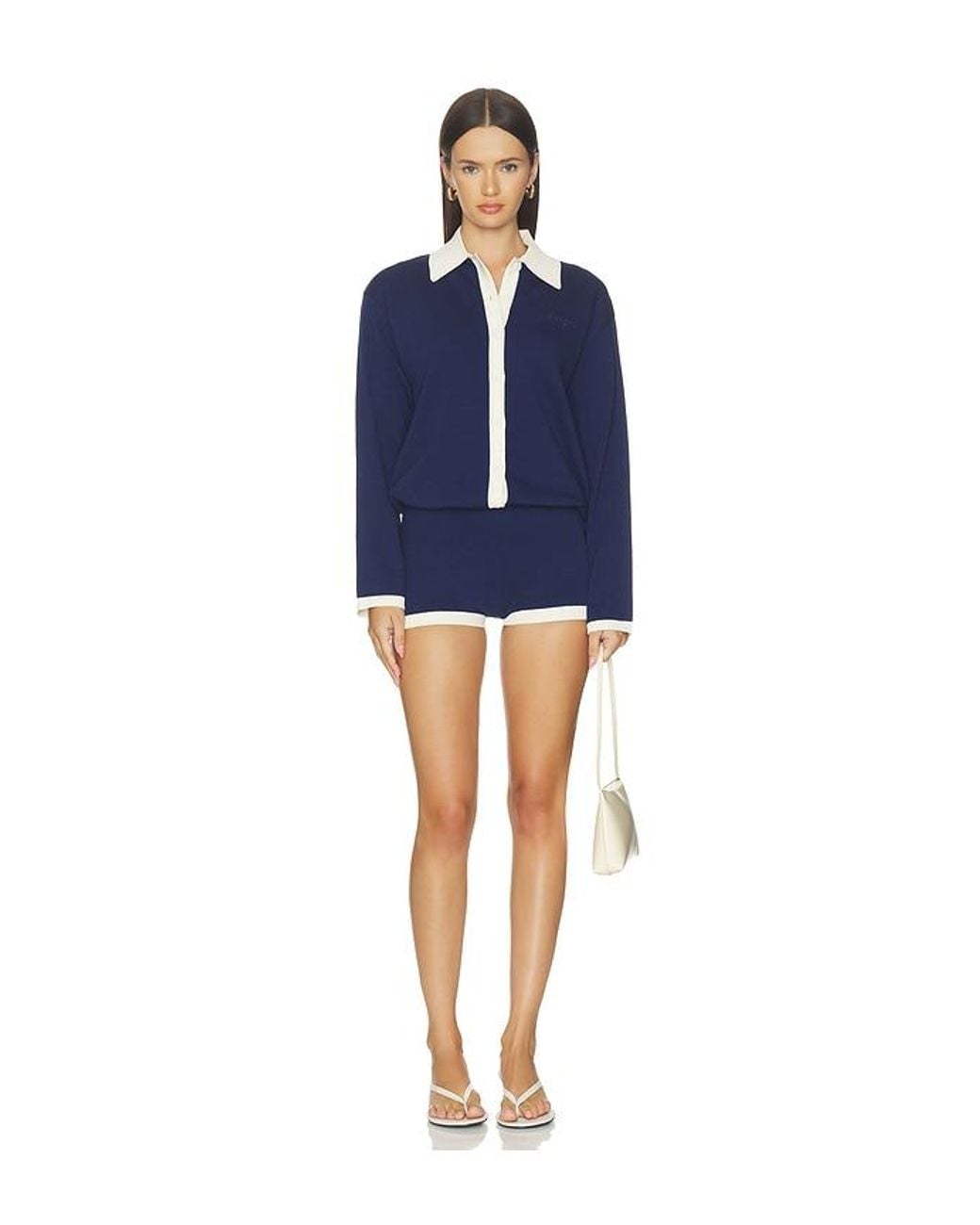 SER.O.YA Blue Silas Romper