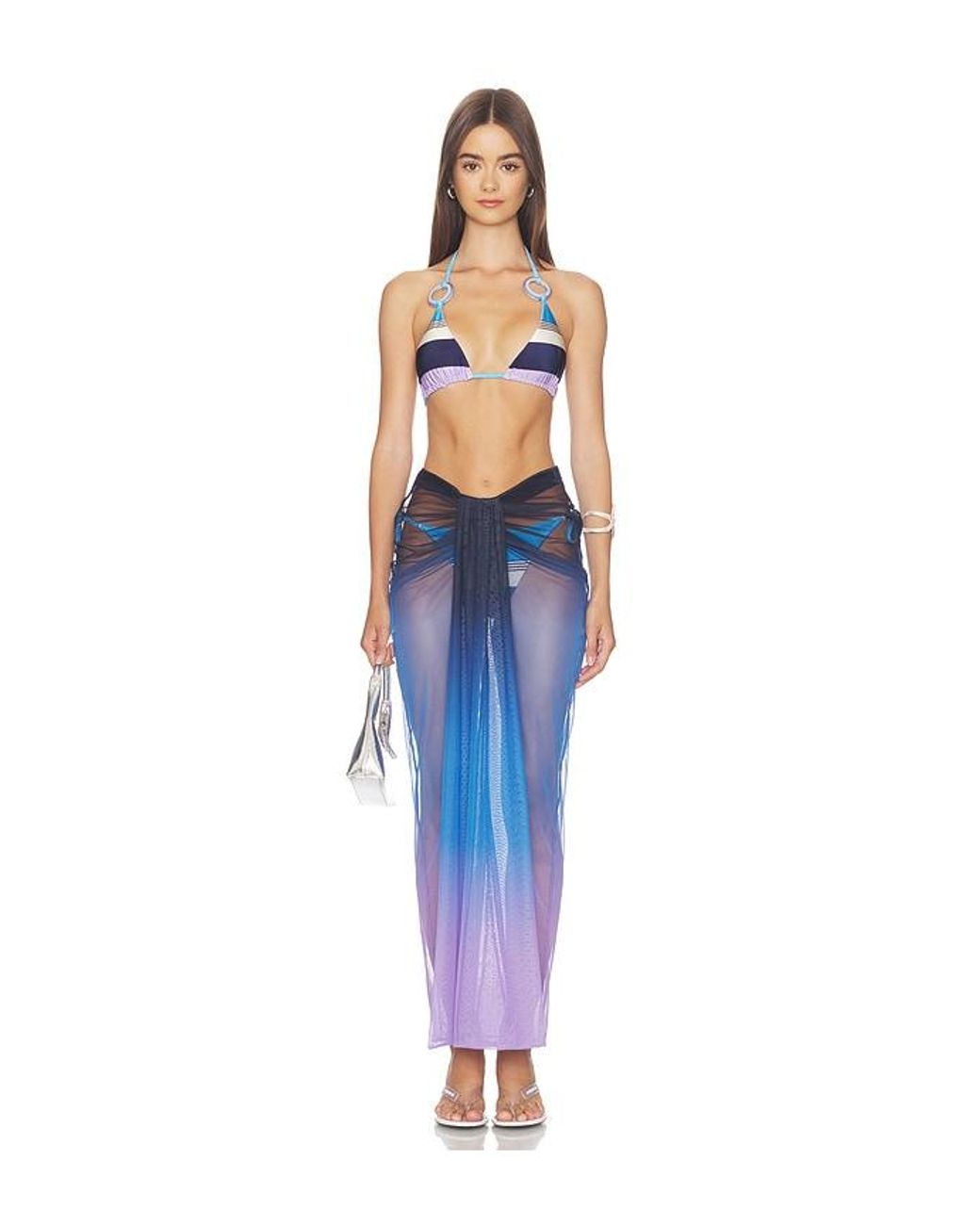 Baobab Blue Nia Maxi Skirt