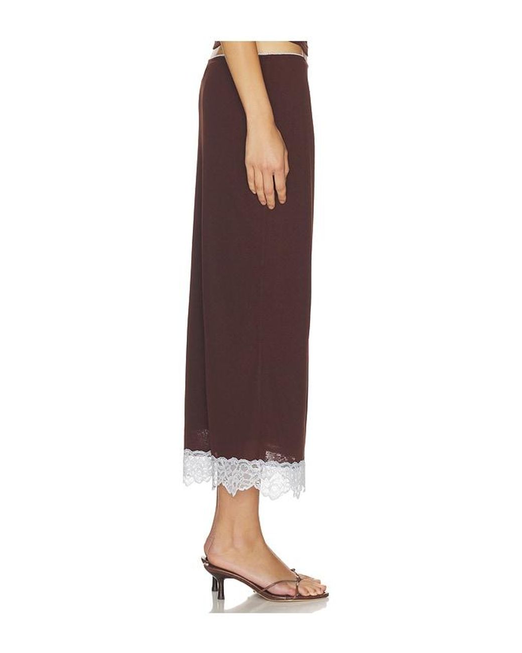 SOVERE Brown Harlow Skirt