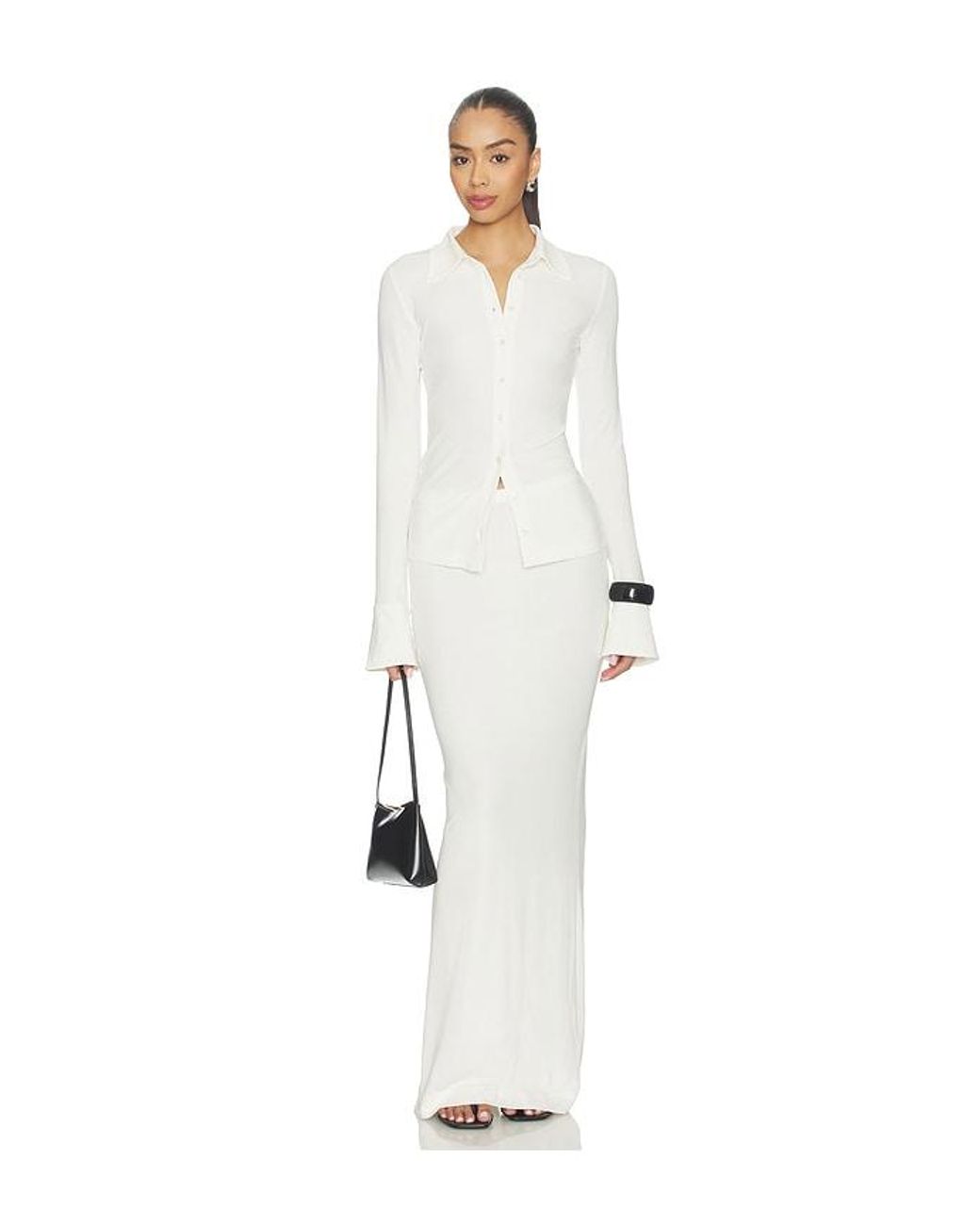 ÉTERNE White Emma Skirt