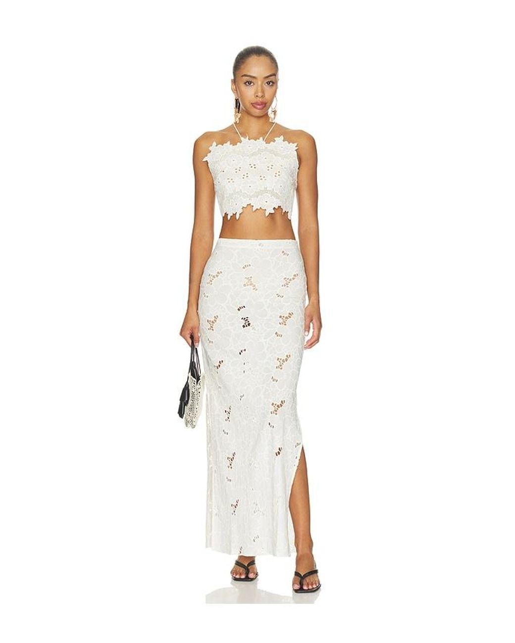 KETTEL ATELIER White Klokkeblomst Top