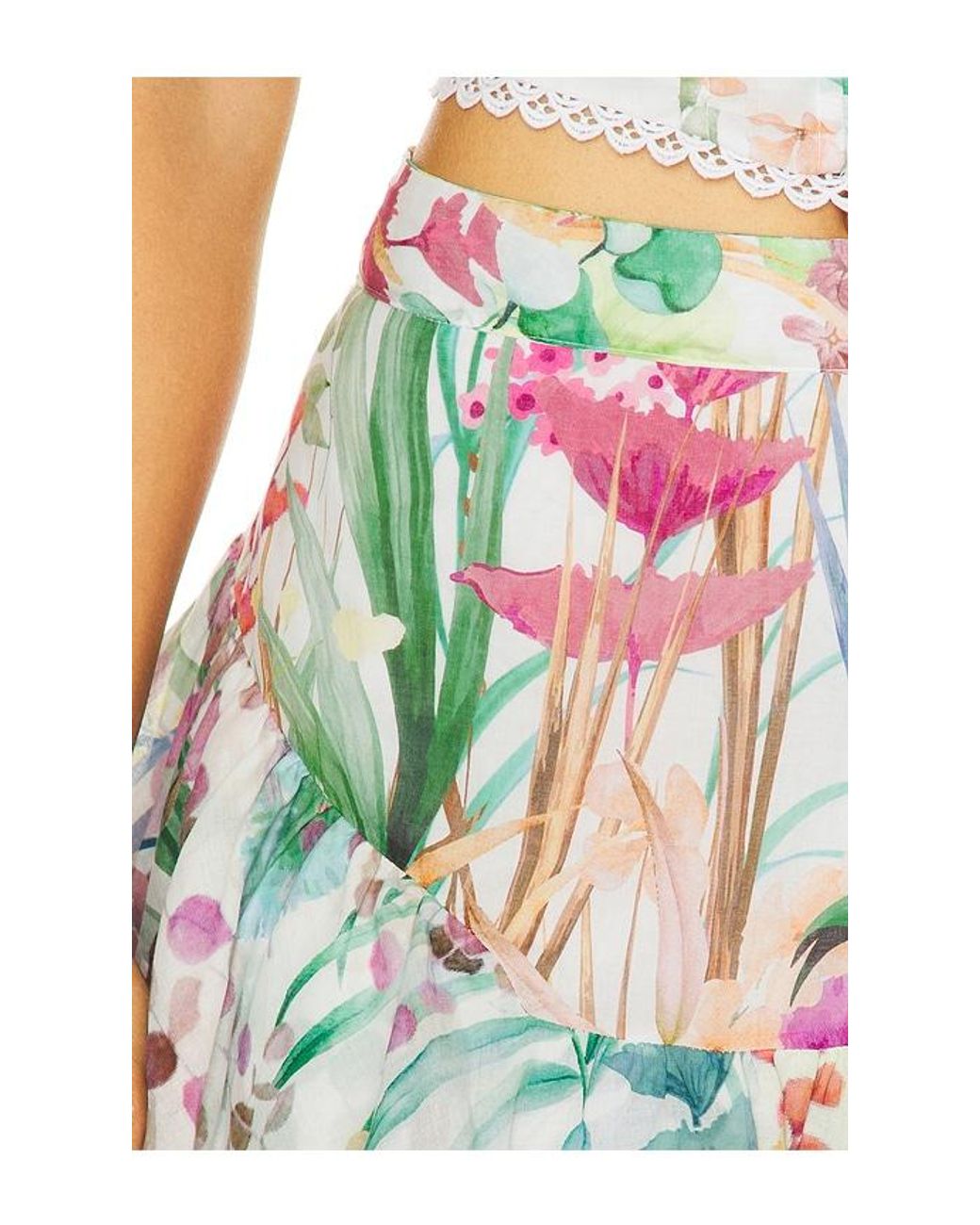 Charo Ruiz Blue Short Skirt Mist