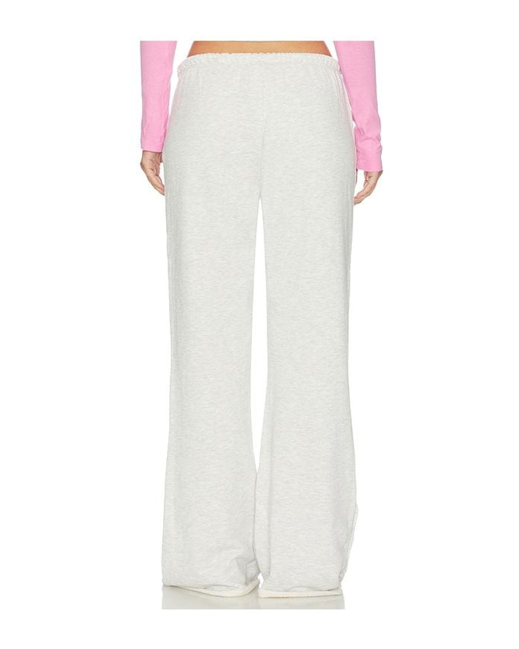 Jaded London White Cleo Bootcut Jogger