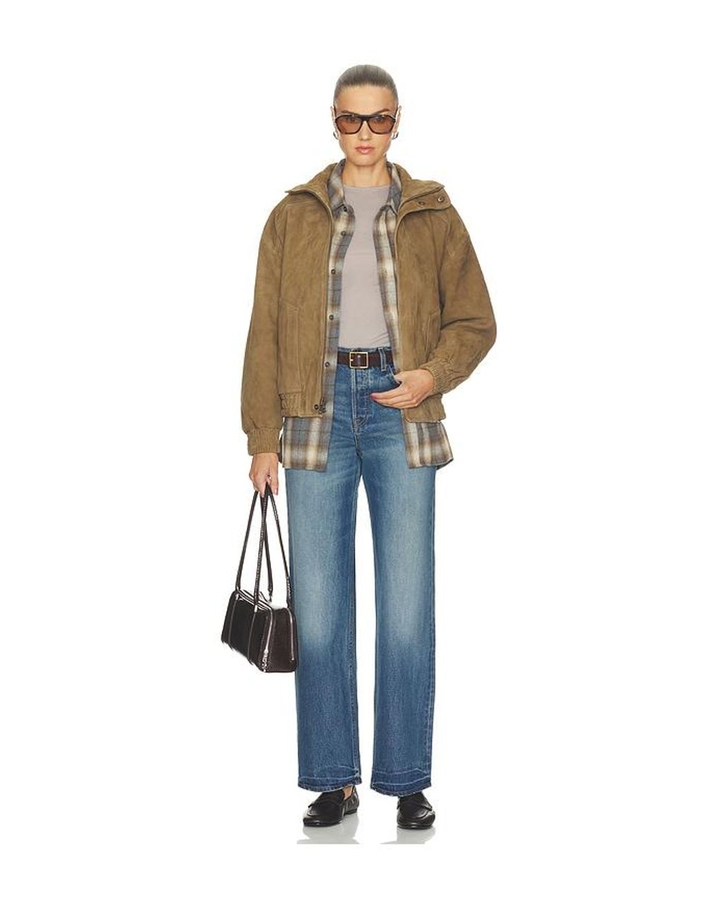 GRLFRND Natural Gracio Bomber Jacket