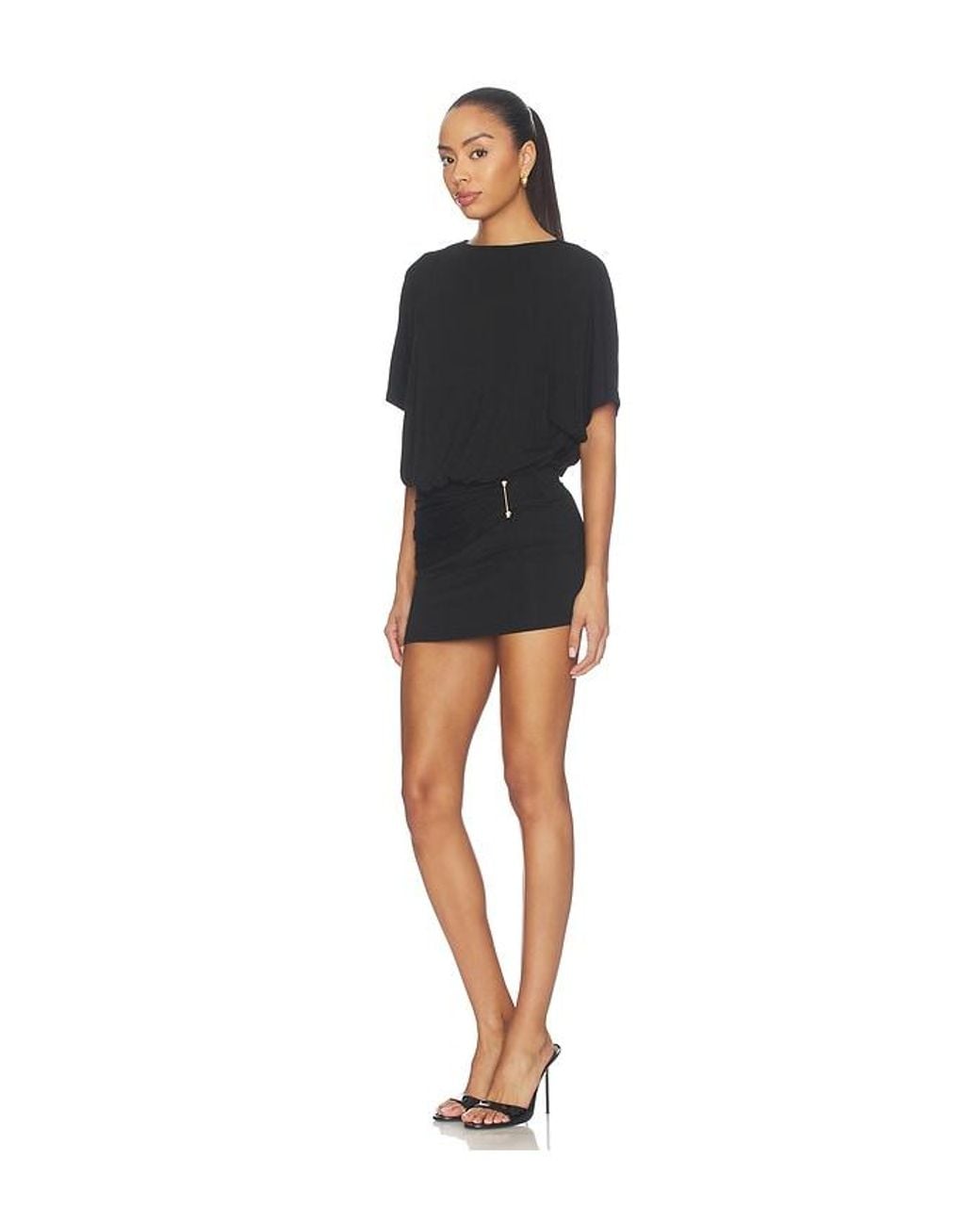 superdown Black X Hannah Lizzy Marin Mini Dress