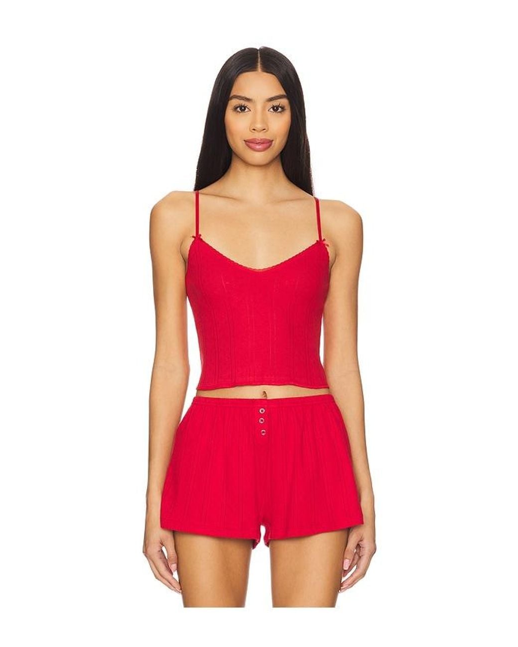 Cou Cou Intimates Red The Cami Top