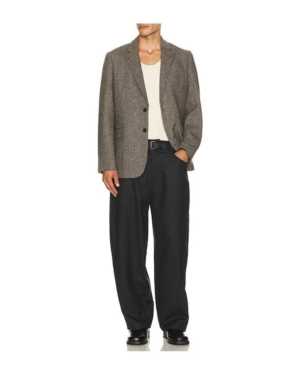 Percival Gray Wilde Birdseye Regular Blazer for men