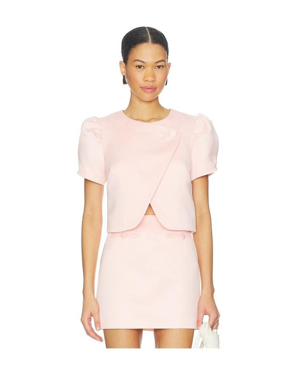 Lovers + Friends Pink Ruby Top