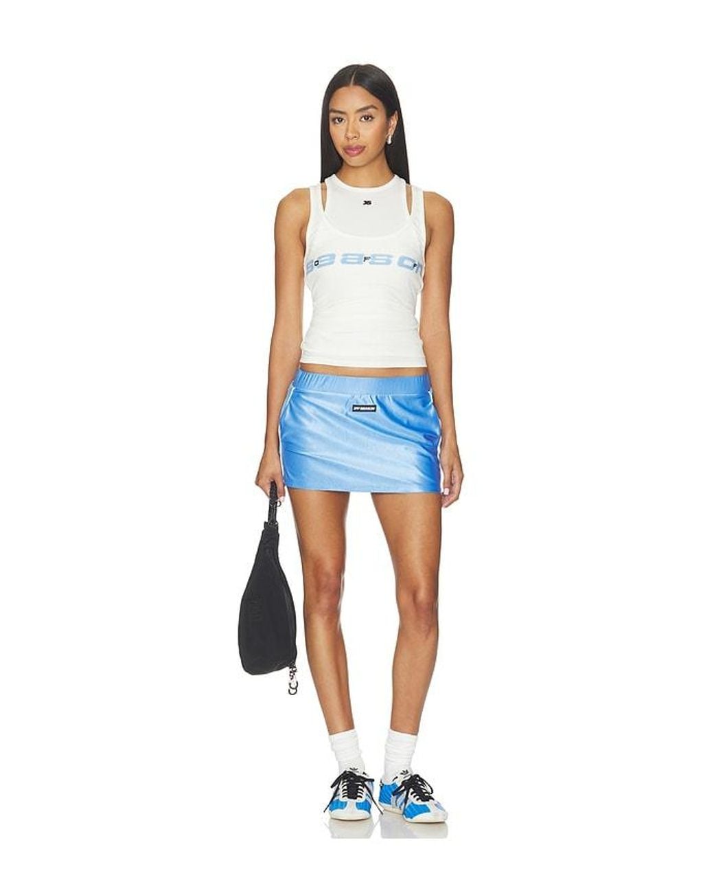 OFF SEASON Blue Layered Tank Top