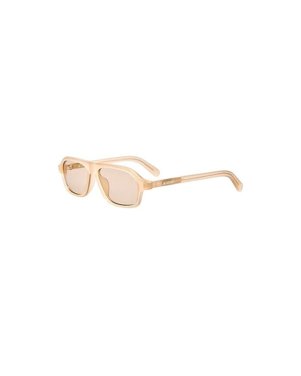 Jacquemus Natural Sonnenbrille Bcane