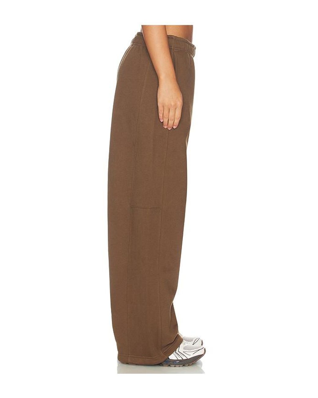 WellBeing + BeingWell Brown Robin Barrel Sweatpant