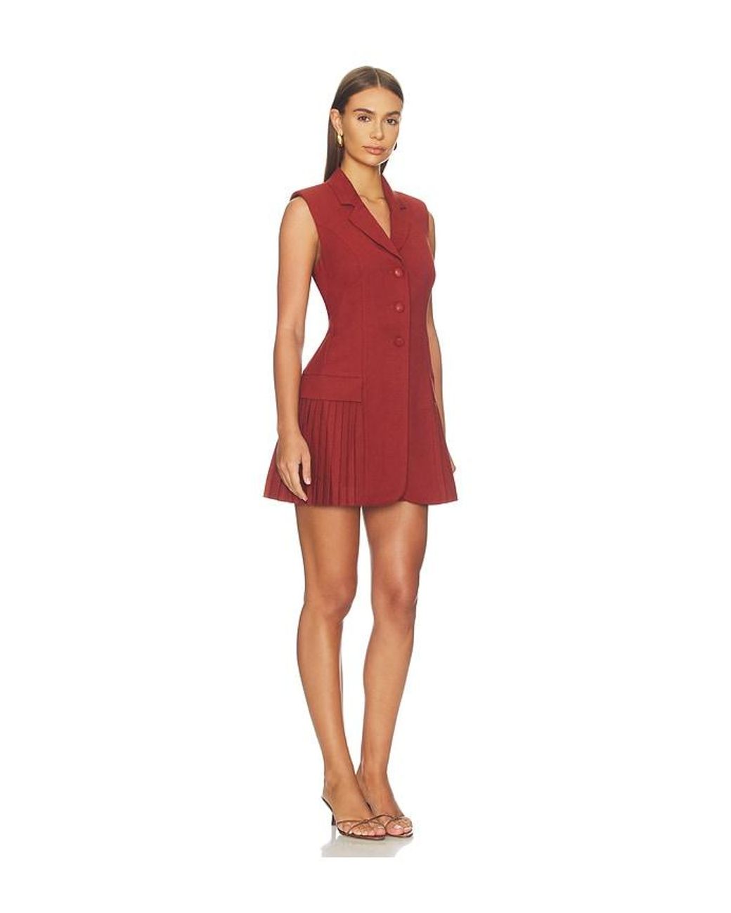 Astr Red Gianna Dress