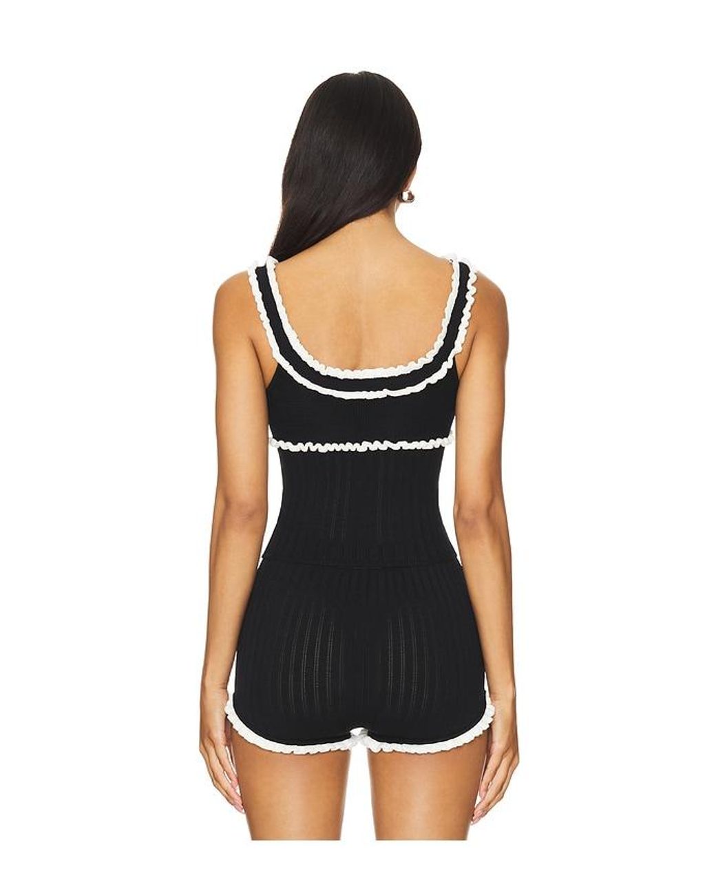MAJORELLE Black Brielle Tank