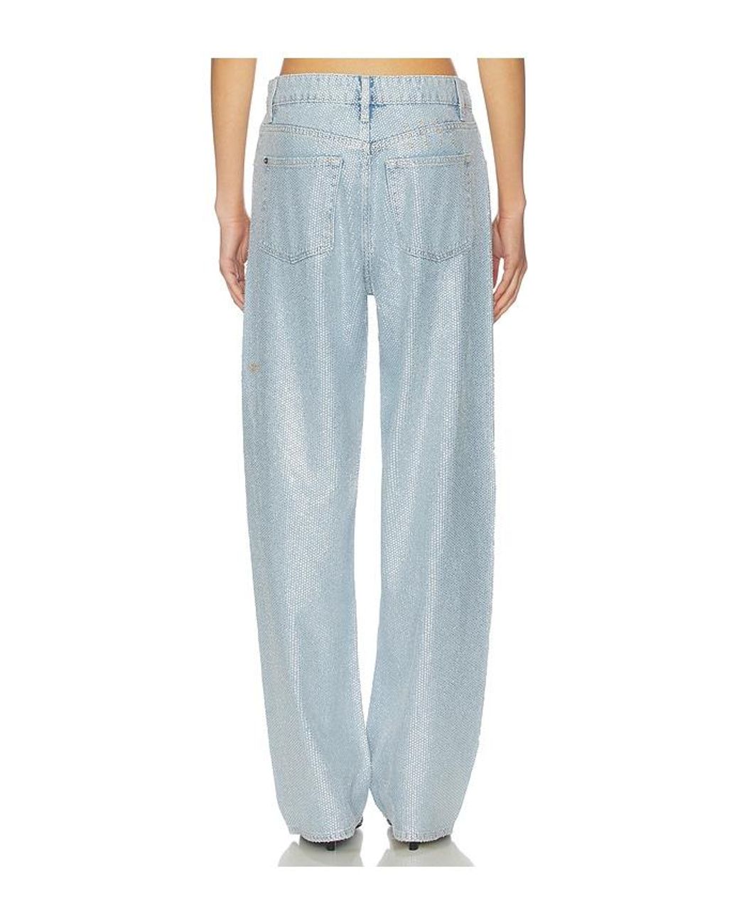 Ksubi Blue Empire Wide Leg