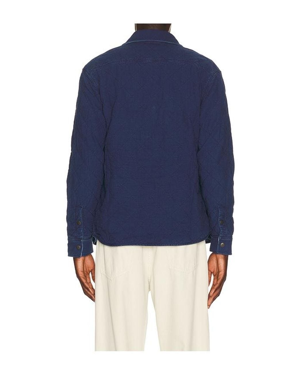 Faherty Brand Blue Reversible Bondi Jacket for men