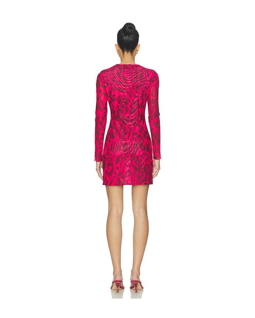 Eywasouls Malibu Red Scarlet Mini Dress