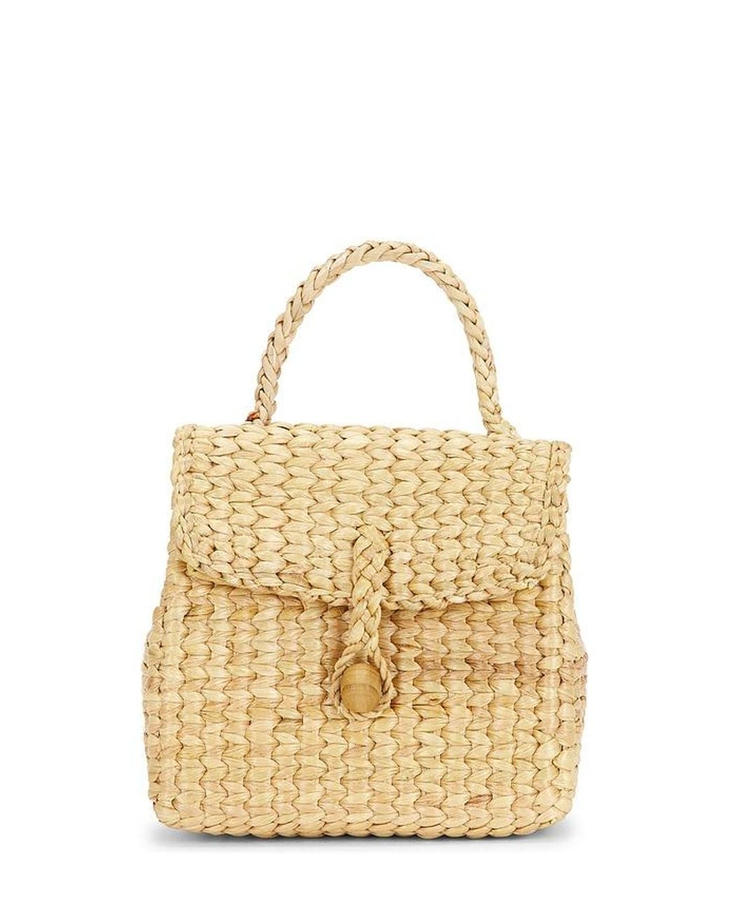 Hat Attack Natural Shiloh Mini Top Handle Bag