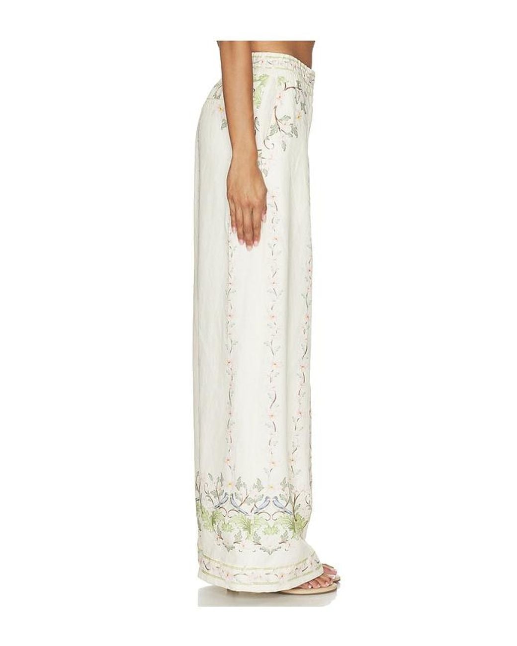 Agua Bendita White Tota Anhelo Pant