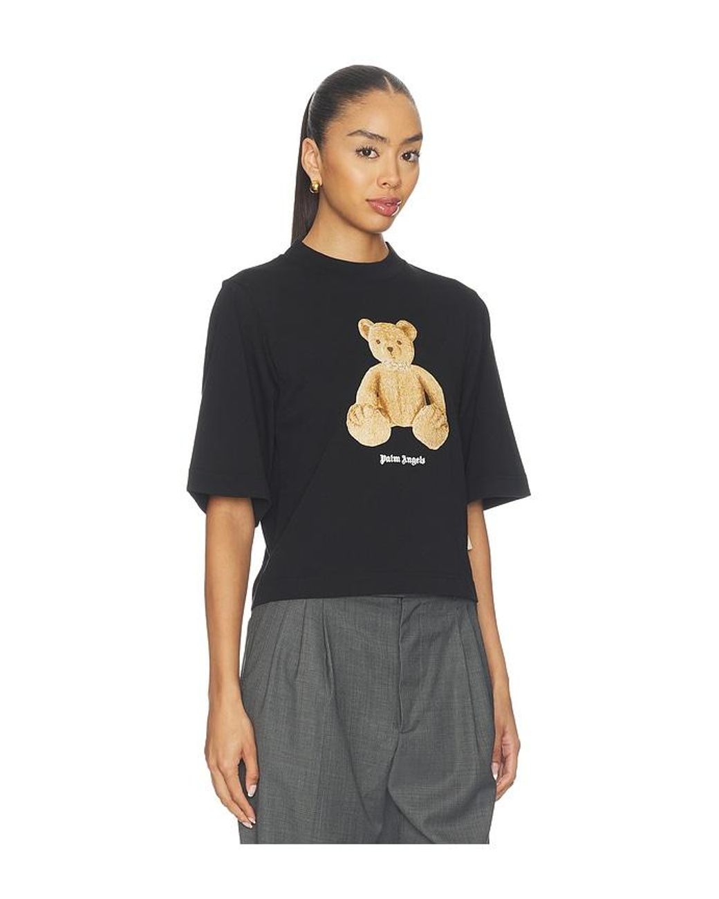 Palm Angels Blue Bear Boxy Tee