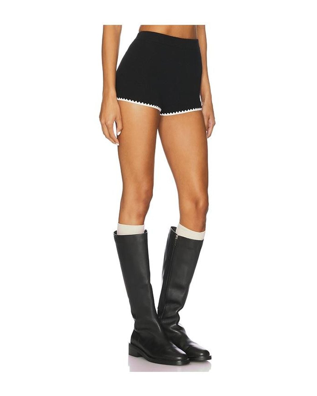 Lovers + Friends Black Lillie Knit Short