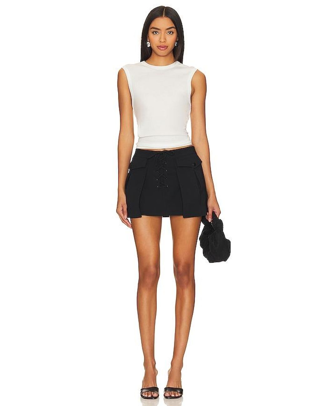 Lovers + Friends Black X Rachel Denali Skirt