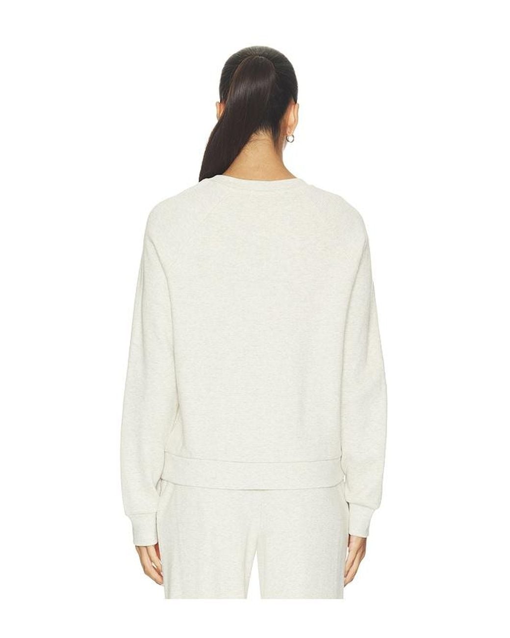 PERFECTWHITETEE White Zia Pullover Sweatshirt