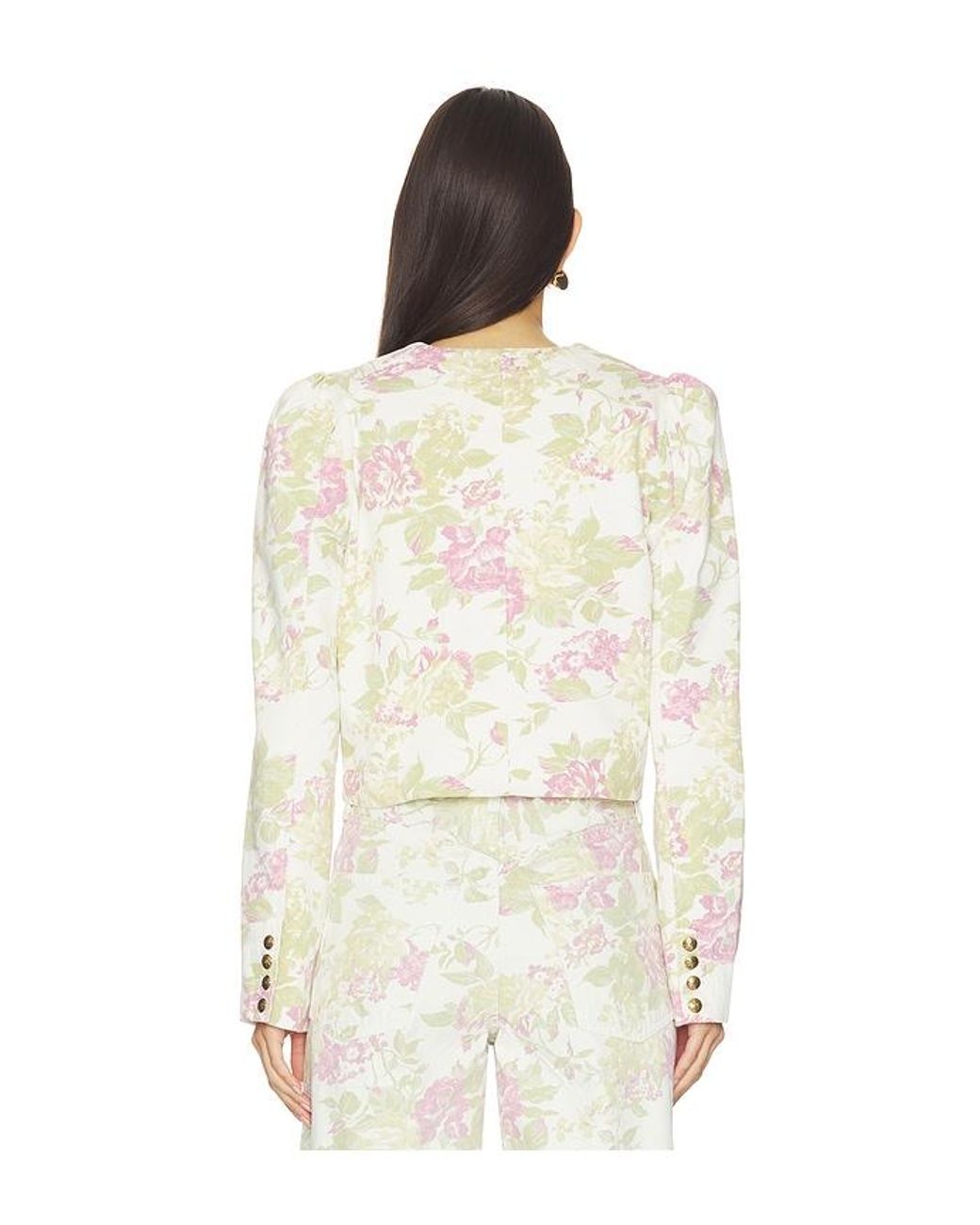 Citizens of Humanity White Anita Puff Sleeve Jacket