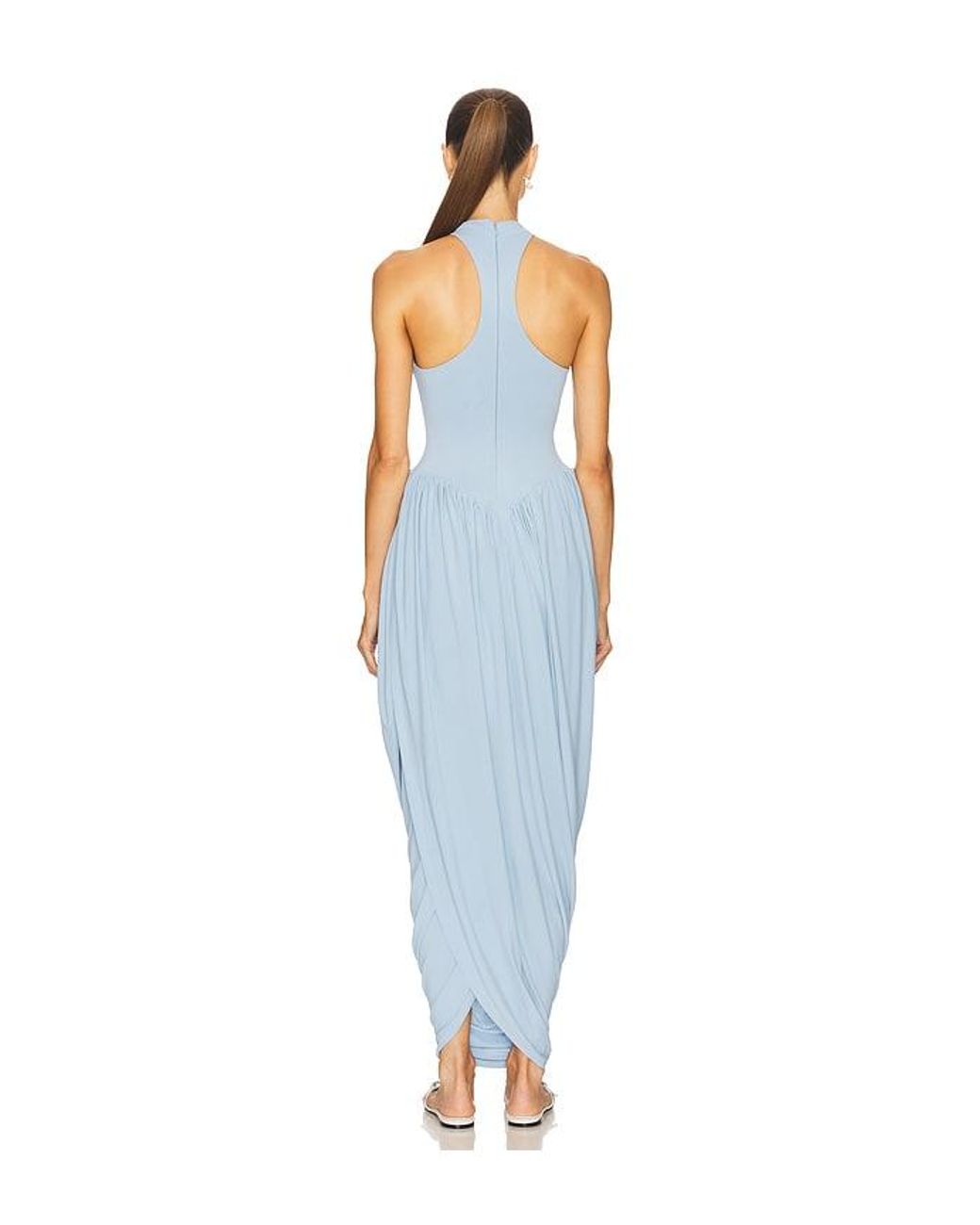 Helsa Blue The Duchess Jersey Dress