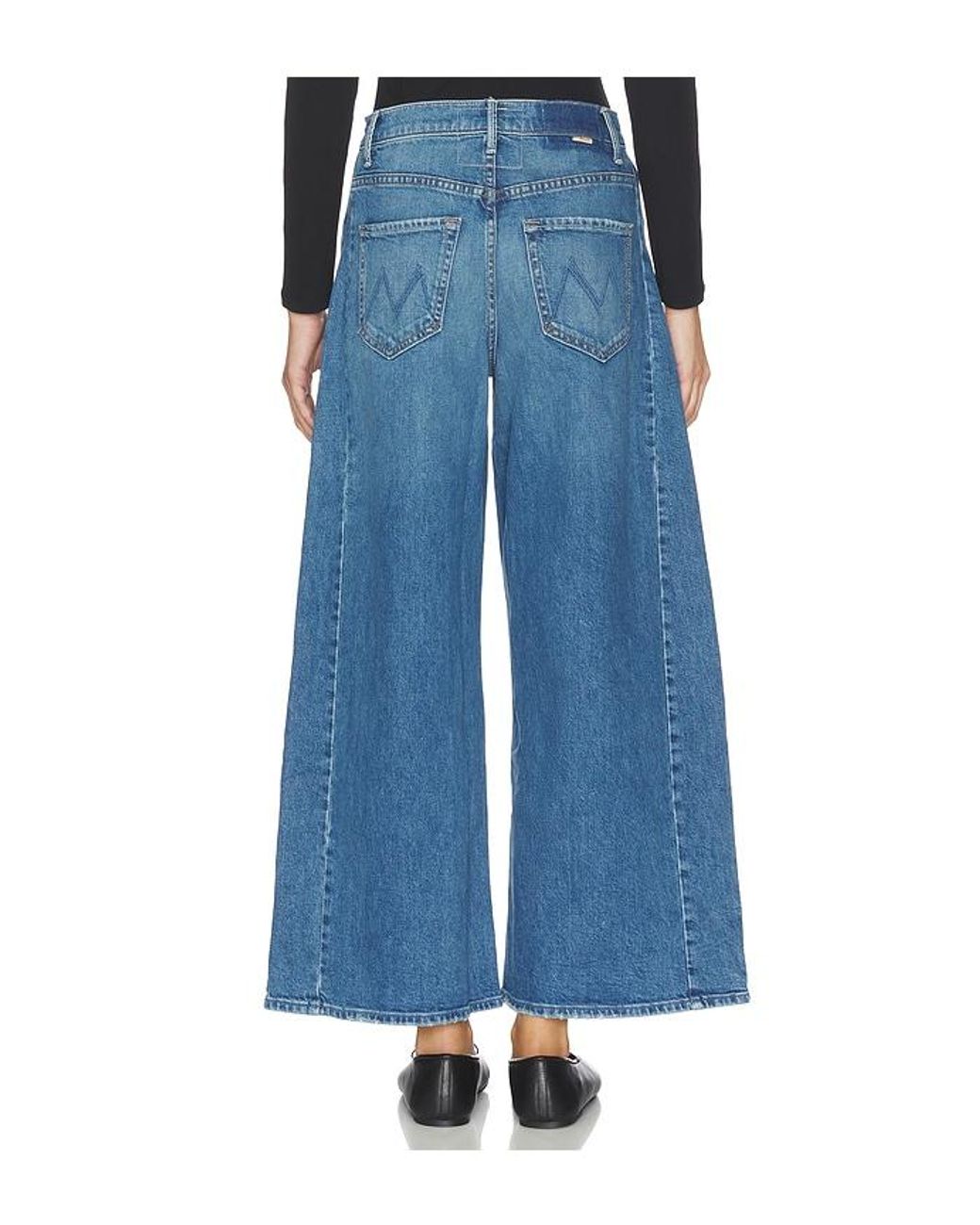 Mother Blue The Pipe-Dream Zip Ankle Jeans