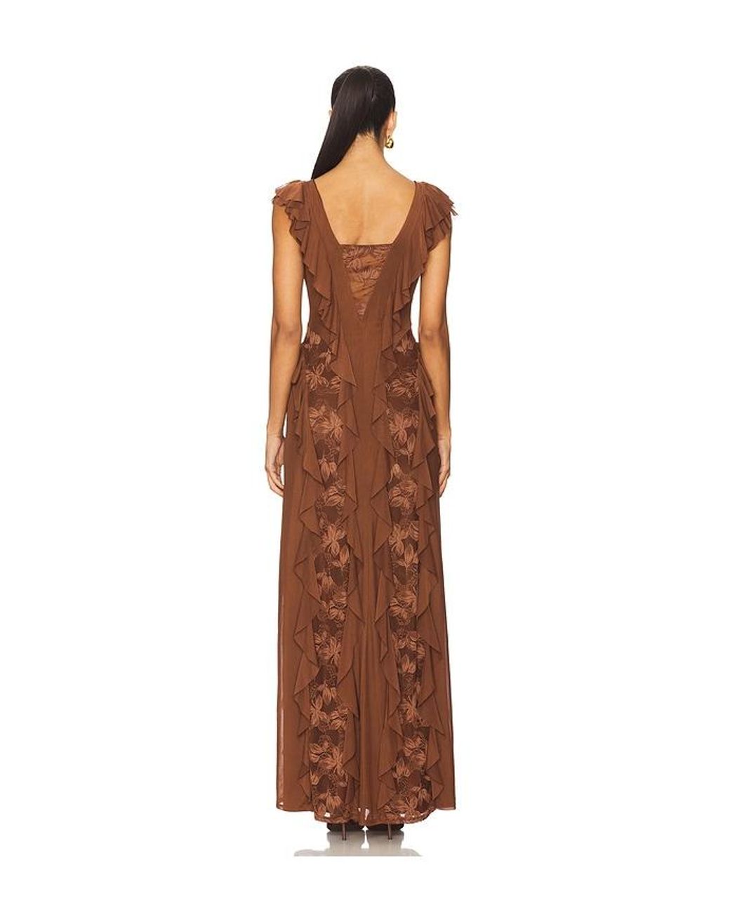 AFRM Brown Trista Dress