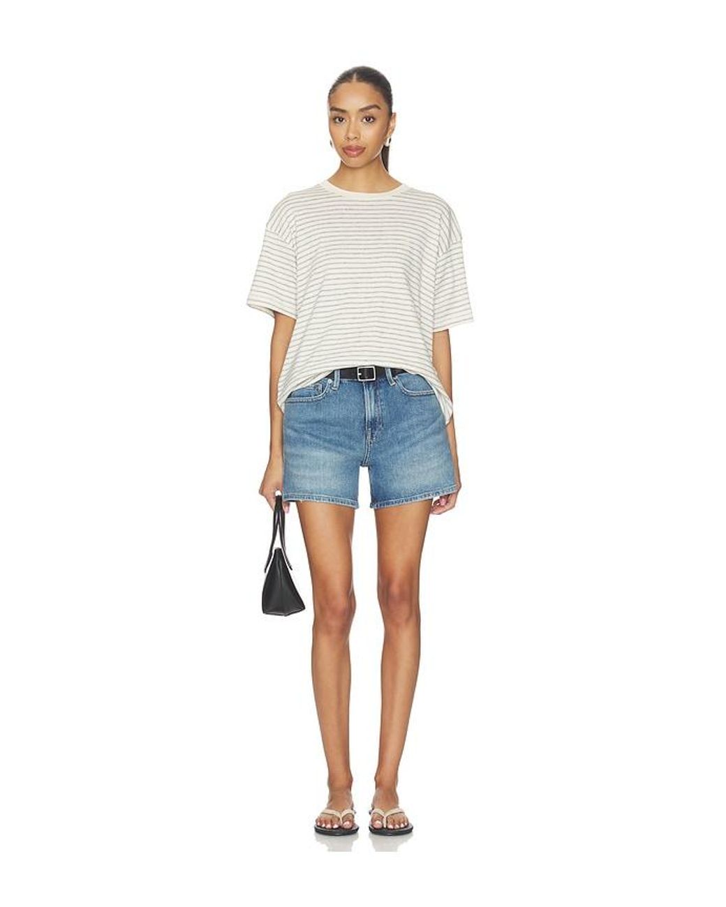 GOOD AMERICAN Blue Good Everyday Shorts