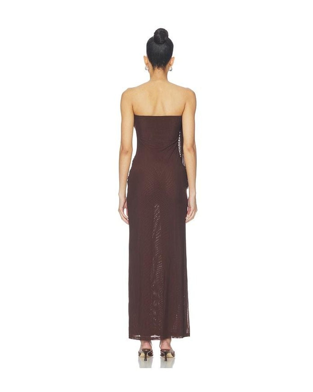 Vestido Mavro En Color Marrón Talla (También En M, S, Xl, Xs, Xxs) superdown de color Brown