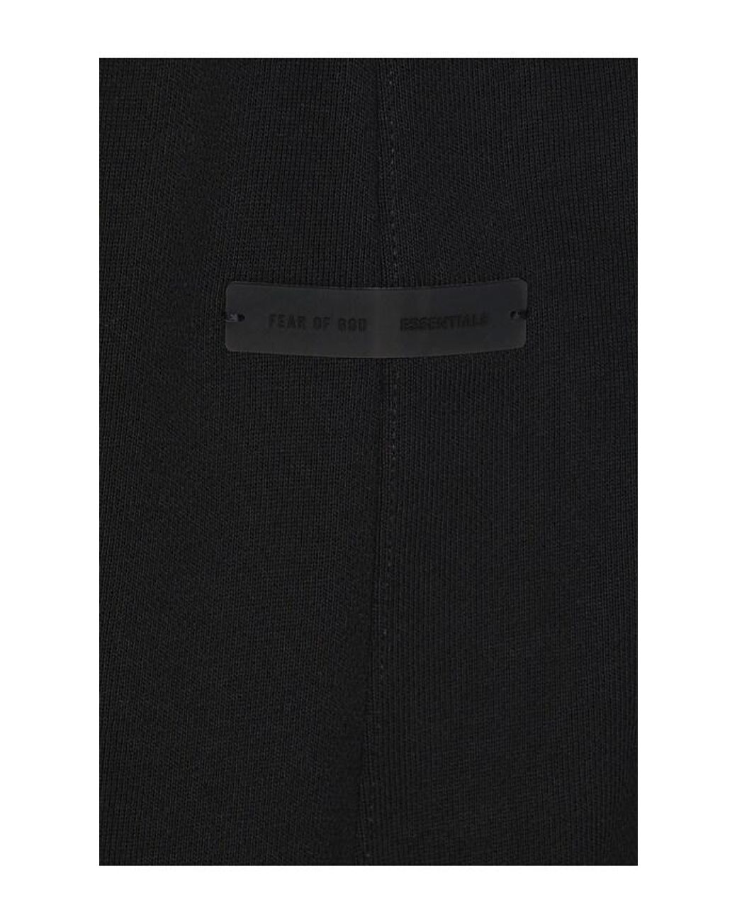Fear Of God Black Soccer Fleece Shorts for men