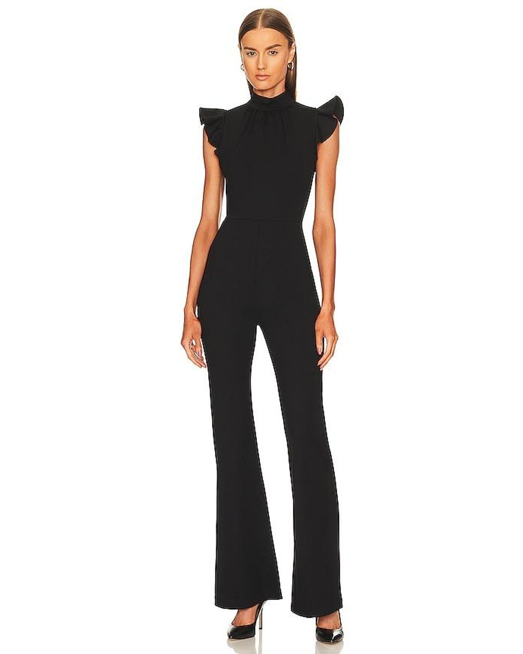 Amanda Uprichard Black X Revolve Davina Jumpsuit
