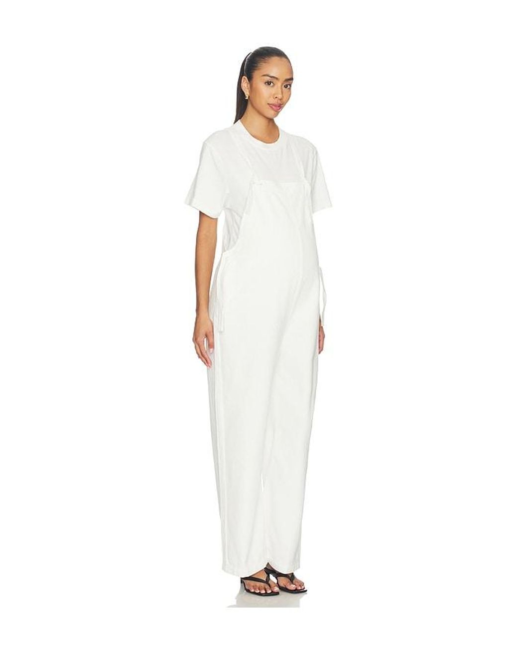 BUMPSUIT White Denim Painter Jean