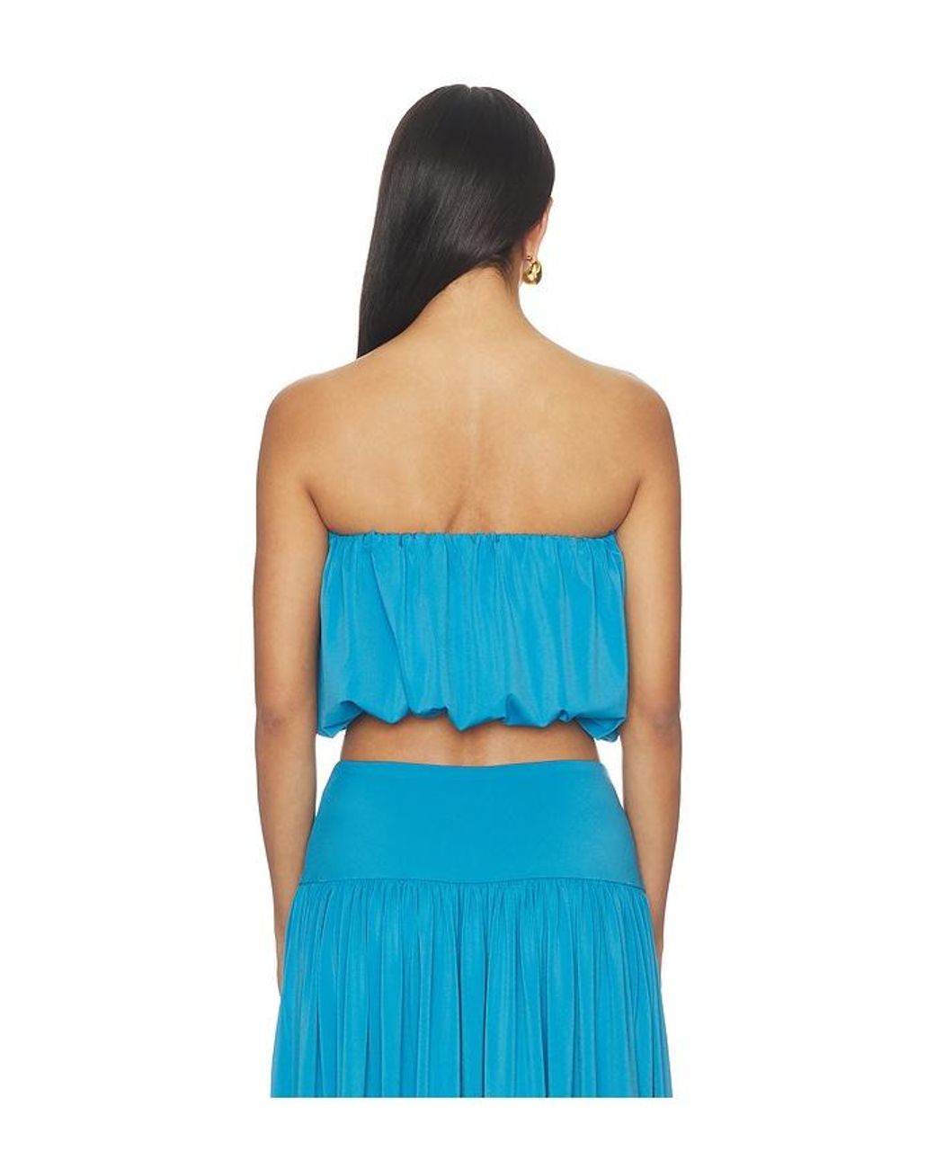 Lovers + Friends Blue Justine Top