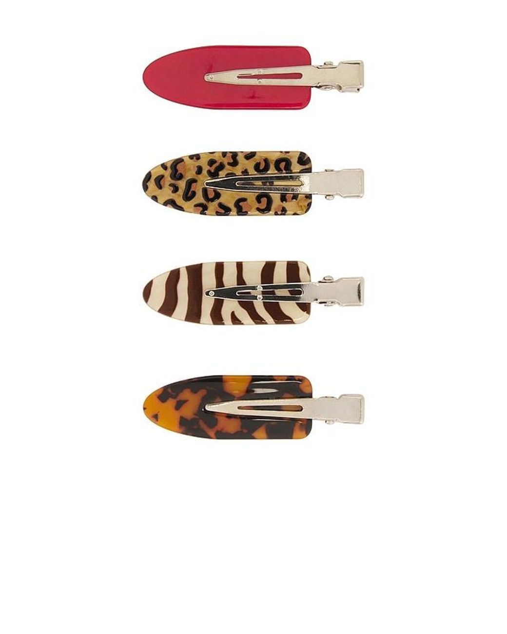 Frasier Sterling Multicolor Wild Child Hair Clips Set