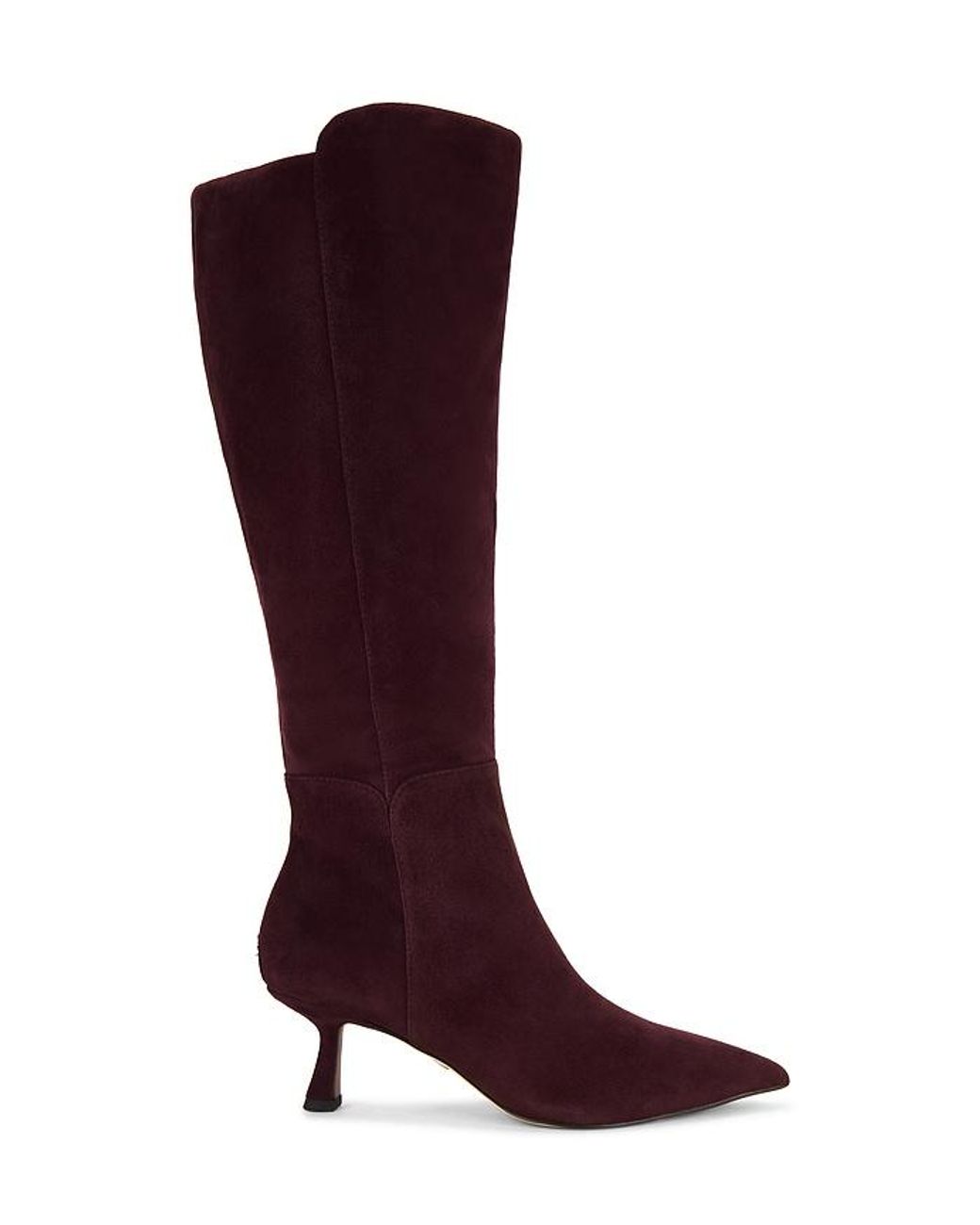 Sam Edelman Red Taylin Wide Calf Boot