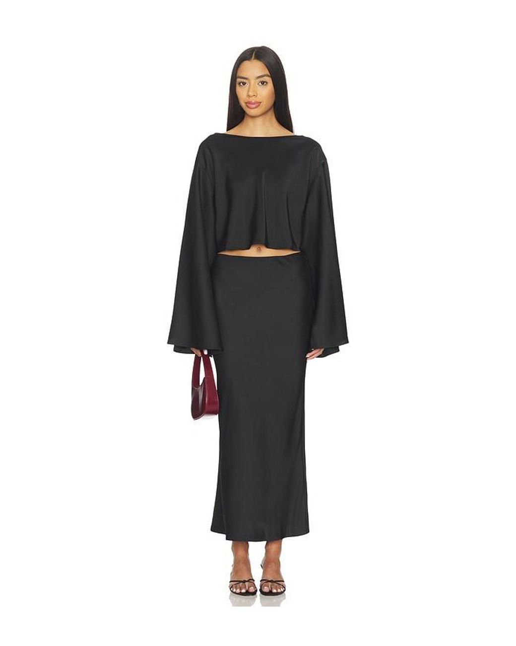 Lovers + Friends Black Reina Top