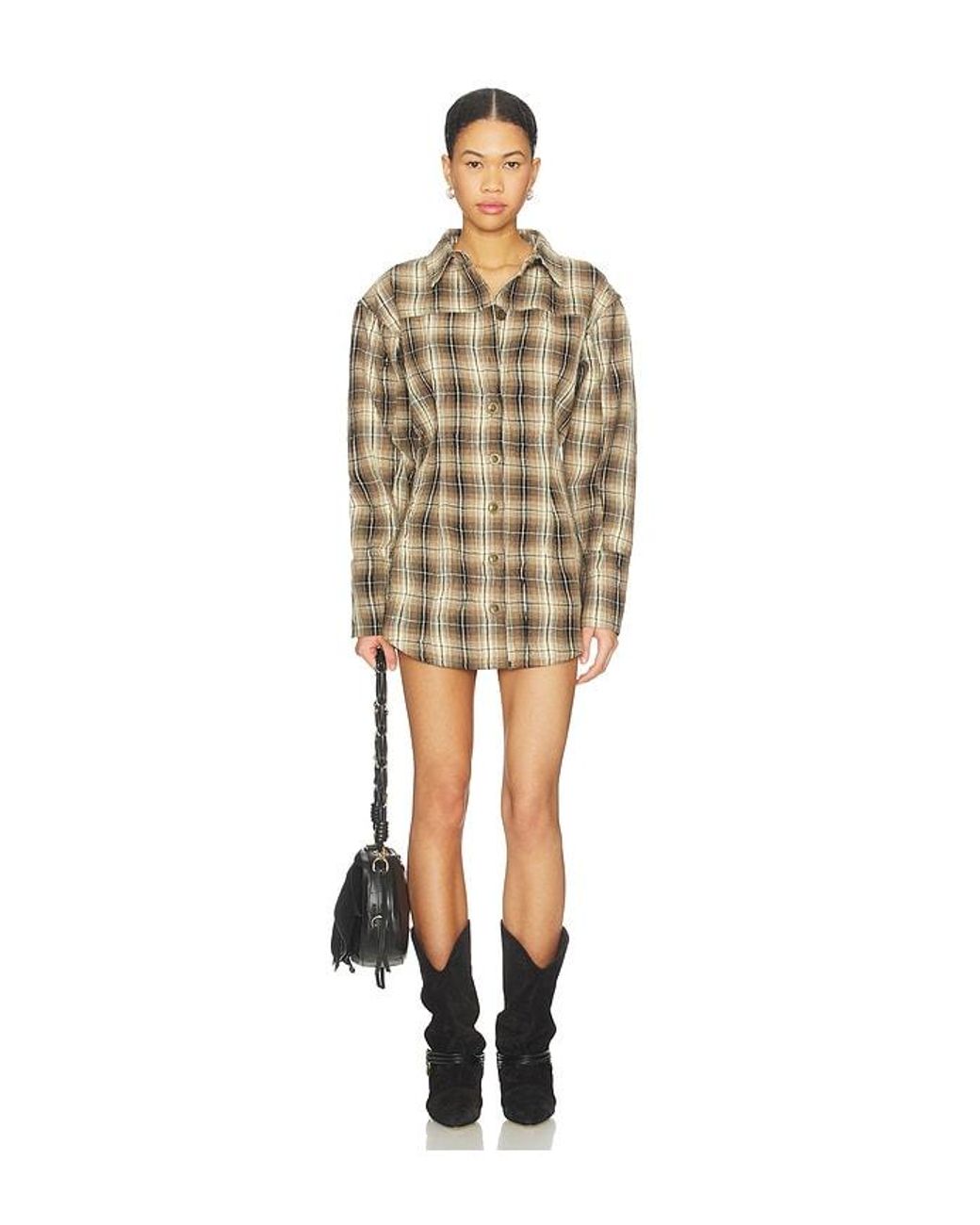 One Teaspoon Brown Drifters Fitted Shacket